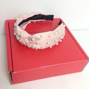 Handmade Headband with pearls